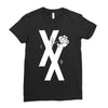 mgk t xx shirt flower black rose .. Ladies Fitted T-Shirt