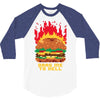 burger fever 3/4 Sleeve Shirt