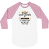Smart Good Looking Bartender Doesnt Get Better Than 3/4 Sleeve Shirt