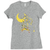the moon Ladies Fitted T-Shirt