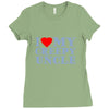 i heart my creepy uncle Ladies Fitted T-Shirt