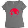 moonlight dark Women's Triblend Scoop T-shirt