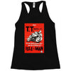 vintage tt race poster, ideal gift or birthday present Racerback Tank