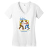 my first knife fight Women's V-Neck T-Shirt