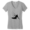 kitesurfing Women's V-Neck T-Shirt