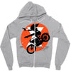 black attack Zipper Hoodie