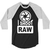 i shoot raw photography camera photograph 3/4 Sleeve Shirt
