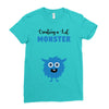 I've Created a Monster Baby Boy Ladies Fitted T-Shirt