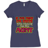 i'm cute see my ount Ladies Fitted T-Shirt