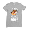my neck my back my anxiety attack opossum guys tee Ladies Fitted T-Shirt