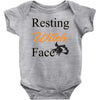 resting witch face   fall t shirt   funny halloween Baby Onesie