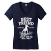 Best Friend Doberman Women's V-Neck T-Shirt