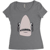 katy perry shark Women's Triblend Scoop T-shirt