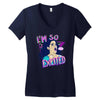 i'm soo excited Women's V-Neck T-Shirt