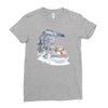 jurassic hoth Ladies Fitted T-Shirt