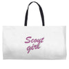 scout girl Weekender Totes