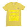 Winner Winner Chicken Dinner Pubg Ladies Fitted T-Shirt