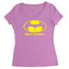 buttman Women's Triblend Scoop T-shirt