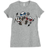 power war boys Ladies Fitted T-Shirt