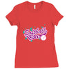 softball diva neon Ladies Fitted T-Shirt