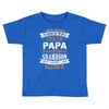 Super Cool Papa Of A Freaking Awesome Grandson Toddler T-shirt