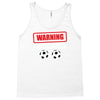 warning i kick balls Tank Top