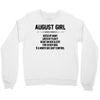 August Girl Hated By Many Crewneck Sweatshirt