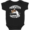 pawsitive catitude Baby Bodysuit