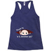 December Peeking Out Baby Girl Racerback Tank