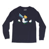 mighty hero atop a chicken Long Sleeve Shirts