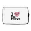 i love neo tokyo Laptop sleeve