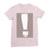 exclamation box Ladies Fitted T-Shirt