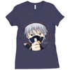 kakashi Ladies Fitted T-Shirt