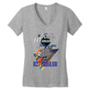 who loves rotweiller Women's V-Neck T-Shirt