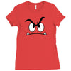 mad face Ladies Fitted T-Shirt