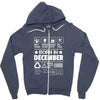 Born In December Zipper Hoodie