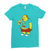 fractal comic book guy Ladies Fitted T-Shirt
