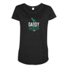 Daddy Saurus Maternity Scoop Neck T-shirt