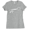 uffington horse Ladies Fitted T-Shirt
