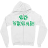 go vegan 4 Zipper Hoodie