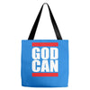 god can Tote Bags