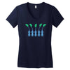 blue pikmin Women's V-Neck T-Shirt