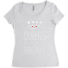 queens are born in february Women's Triblend Scoop T-shirt