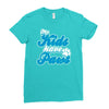 my kids have paws Ladies Fitted T-Shirt