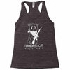 terrorist cat Racerback Tank