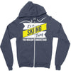 skiing thing wouldn't understand Zipper Hoodie