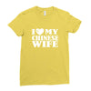 i love my chinese wife Ladies Fitted T-Shirt