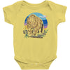 polygon bear graphic Baby Onesie