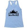 fortnite logo black Racerback Tank