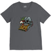 pizzaskull sticker original V-Neck Tee